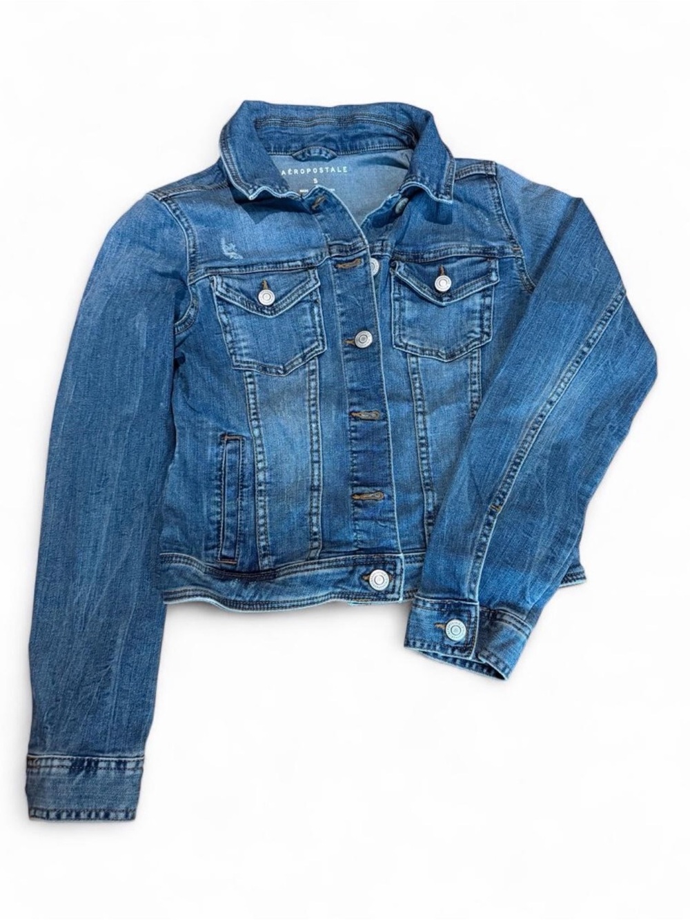 Aeropostale Women's Medium Blue Denim Jacket